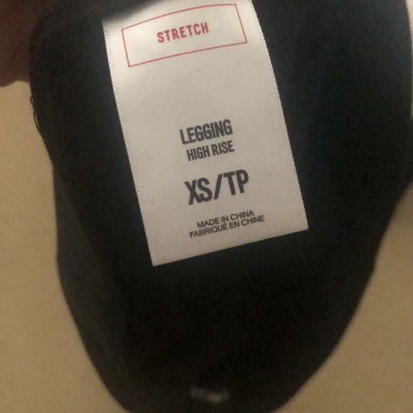 NEW! High Rise Black Sequined Stretch Legging - Picture 4 of 11